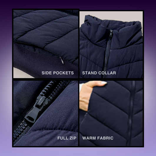 Women’s Slim Puffless Vest
