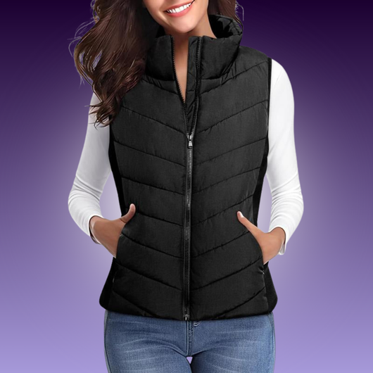 Women’s Slim Puffless Vest