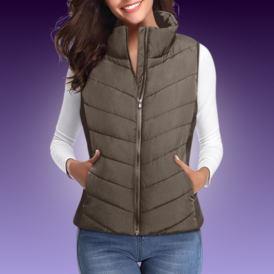 Women’s Slim Puffless Vest