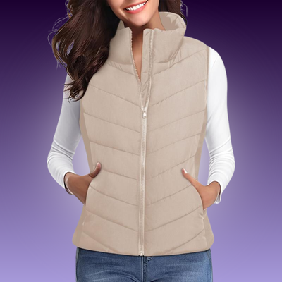 Women’s Slim Puffless Vest