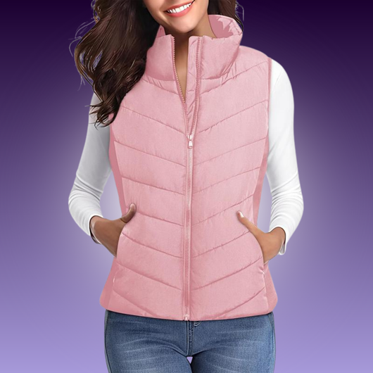 Women’s Slim Puffless Vest