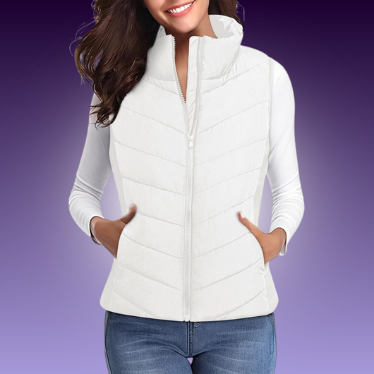 Women’s Slim Puffless Vest
