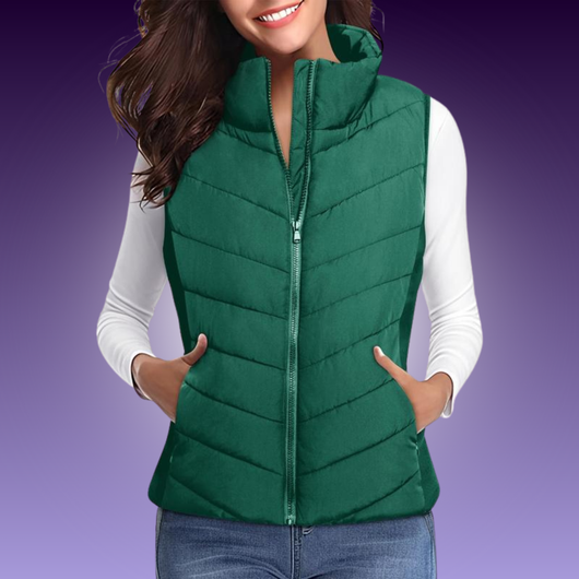 Women’s Slim Puffless Vest