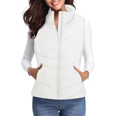 Women’s Slim Puffless Vest