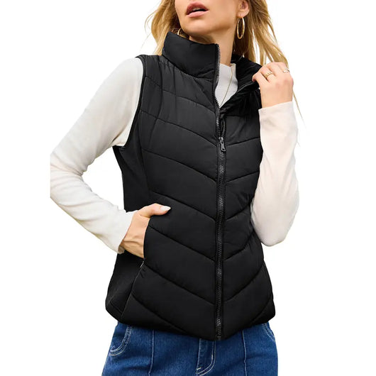 Women’s Slim Puffless Vest