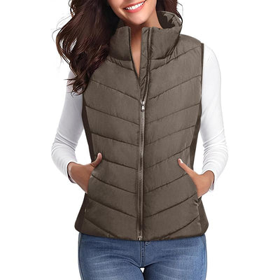 Women’s Slim Puffless Vest