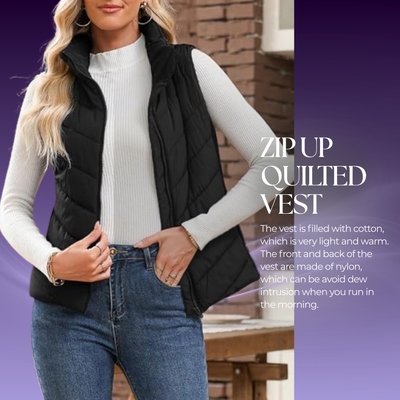 Women’s Slim Puffless Vest
