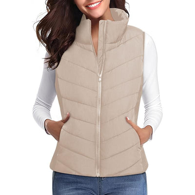 Women’s Slim Puffless Vest