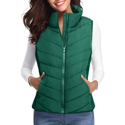 Women’s Slim Puffless Vest