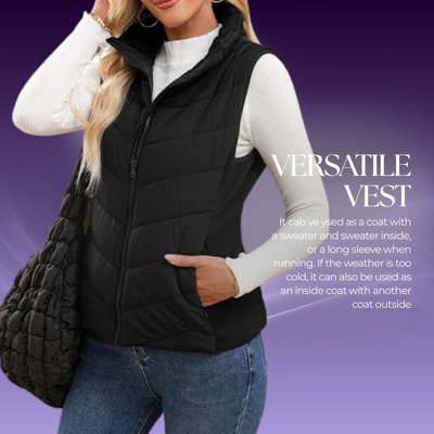 Women’s Slim Puffless Vest