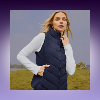 Women’s Slim Puffless Vest