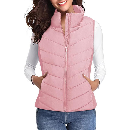 Women’s Slim Puffless Vest