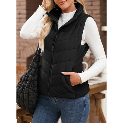 Women’s Slim Puffless Vest